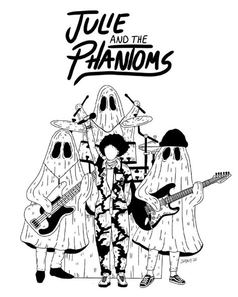 Julie And The Phantoms Coloring Pages Printable
